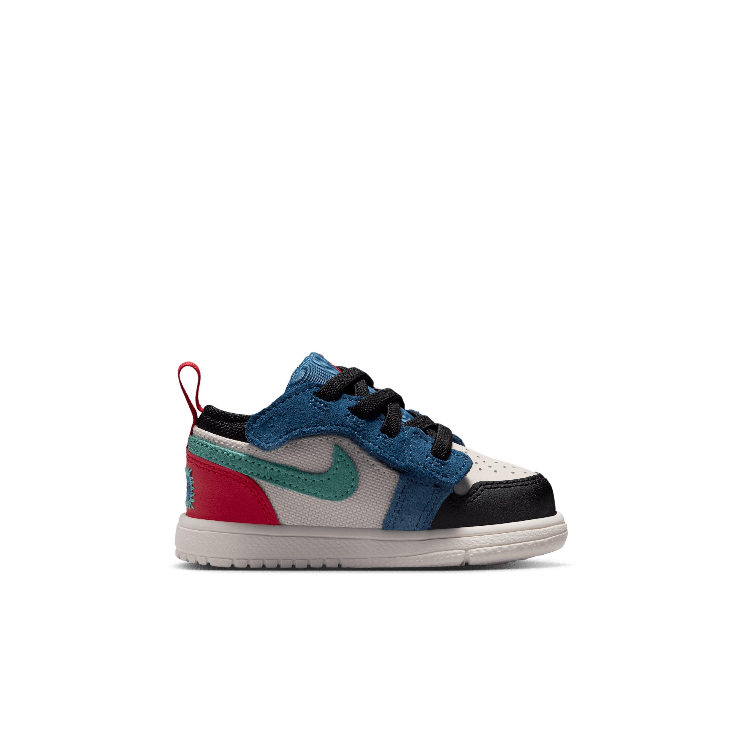 Jordan 1 Low Alt SE "True Blue/University Red/Kinetic Green/Black" Infant Boys' Shoe - BLUE/RED/GREEN/BLACK